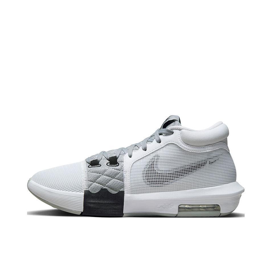 推荐商品：Nike LeBron Witness 8 詹姆斯 减震抗扭 轻便 篮球鞋 男款/白色/灰色