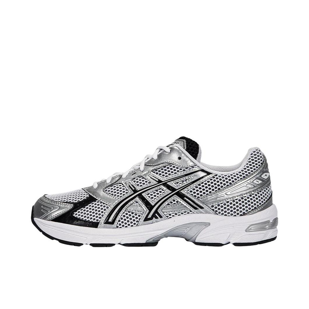 推荐商品：Asics/亚瑟士 Gel-1130 跑鞋 防滑耐磨缓震抓地织物网布透气复古马拉松短跑贴合圆头千禧风 白色/灰色 
