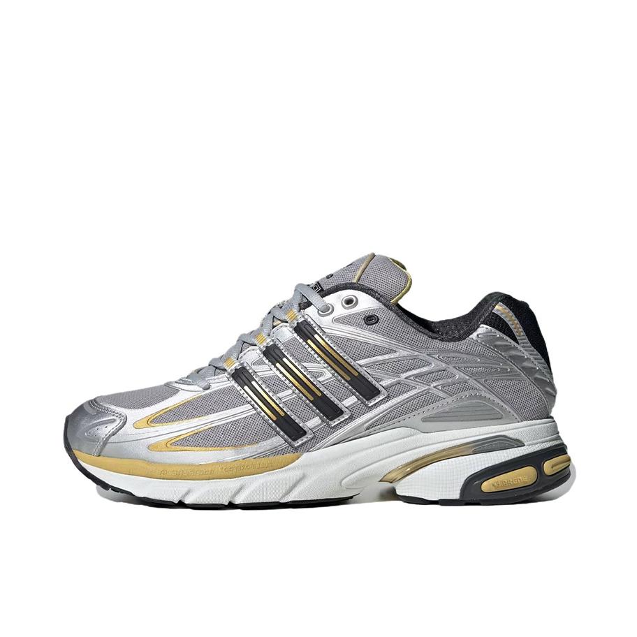 推荐商品：adidas Adistar Cushion 3 跑鞋 织物减震网面透气支撑复古贴合 灰色/黄色