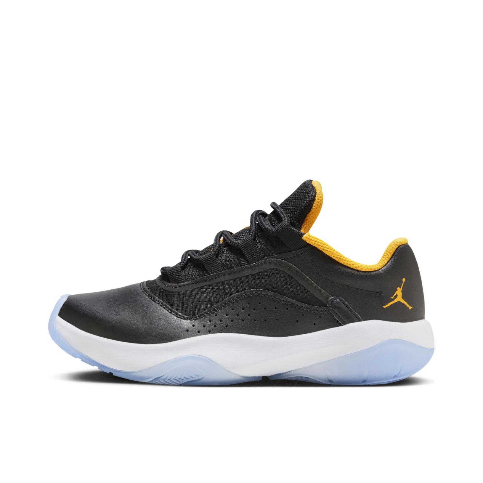 推荐商品：Air Jordan CMFT 11 运动休闲鞋 减震防滑复古耐磨舒适百搭透气运动回弹织物合成革抓地缓震轻便包裹性 GS/黑色/出租车黄
