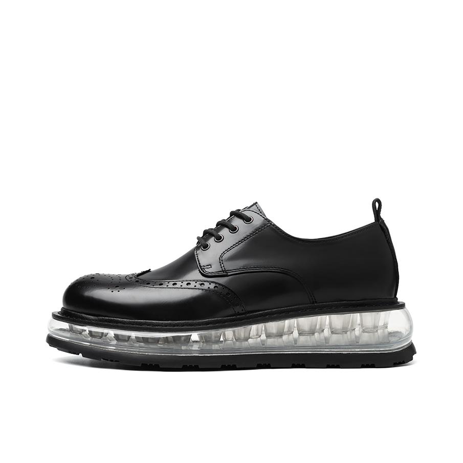 推荐商品：TUATARA 增高 厚底 皮鞋  TUR22C01 黑色