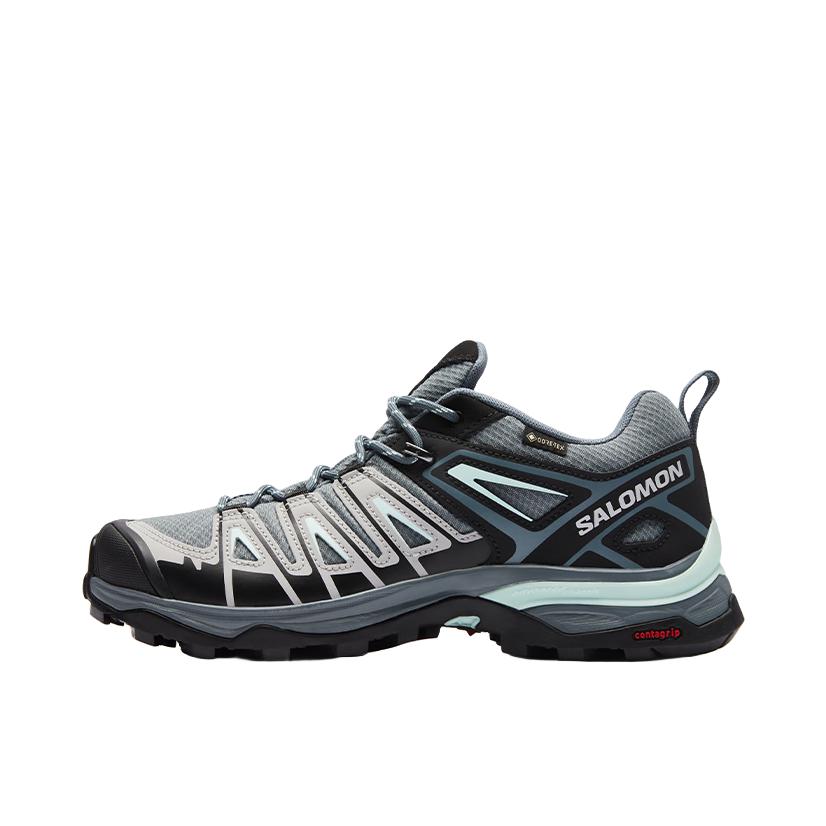 推荐商品：Salomon/萨洛蒙 X Ultra Pioneer GTX 支撑缓震 防滑耐磨 透气防水 包裹性 户外鞋 徒步鞋 女款/墨蓝