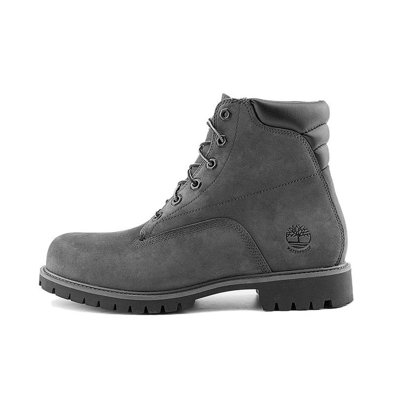 推荐商品：Timberland/添柏岚 Waterville 减震防水 户外休闲 马丁靴 银灰