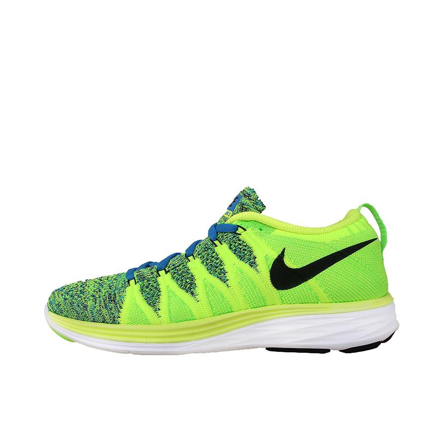 推荐商品：Nike Flyknit Lunar 2 跑鞋 舒适百搭防滑休闲 Volt Green 绿黄