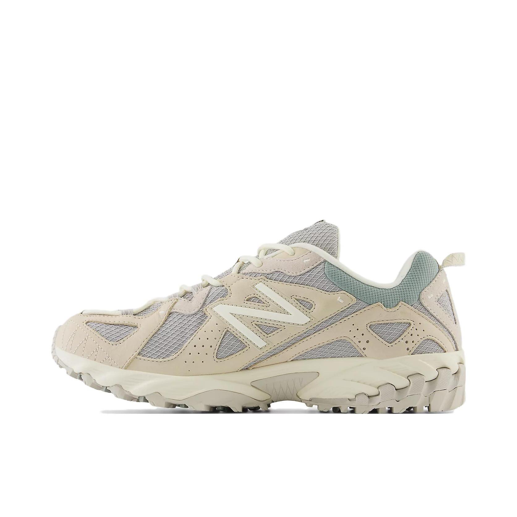 推荐商品：New Balance 610 v1 防滑耐磨 舒适透气 缓震 圆头 复古百搭 防水 运动休闲鞋 米色 