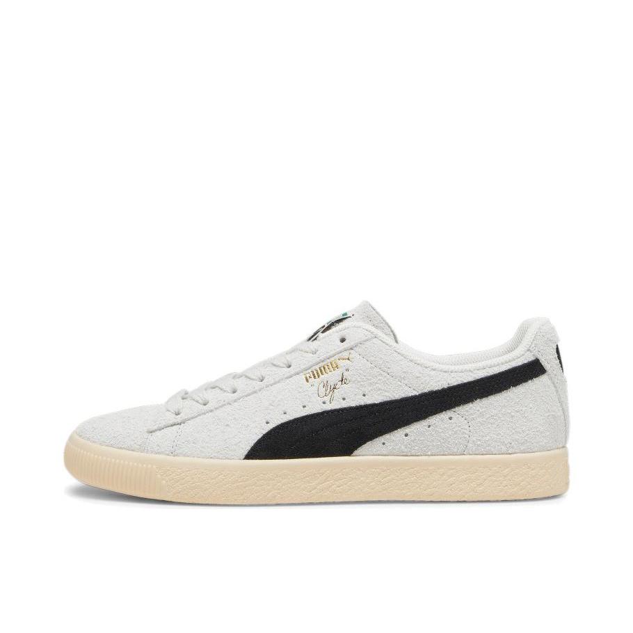 推荐商品：Puma/彪马 Clyde Hairy Suede 板鞋 减震耐磨舒适复古百搭 沉灰/腰果色