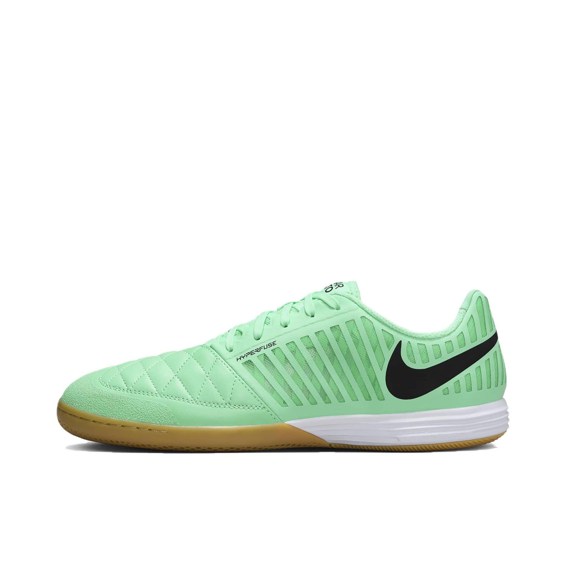 推荐商品：Nike Lunargato 2 IC 平底 室内 防滑耐磨圆头 足球鞋 湖绿色