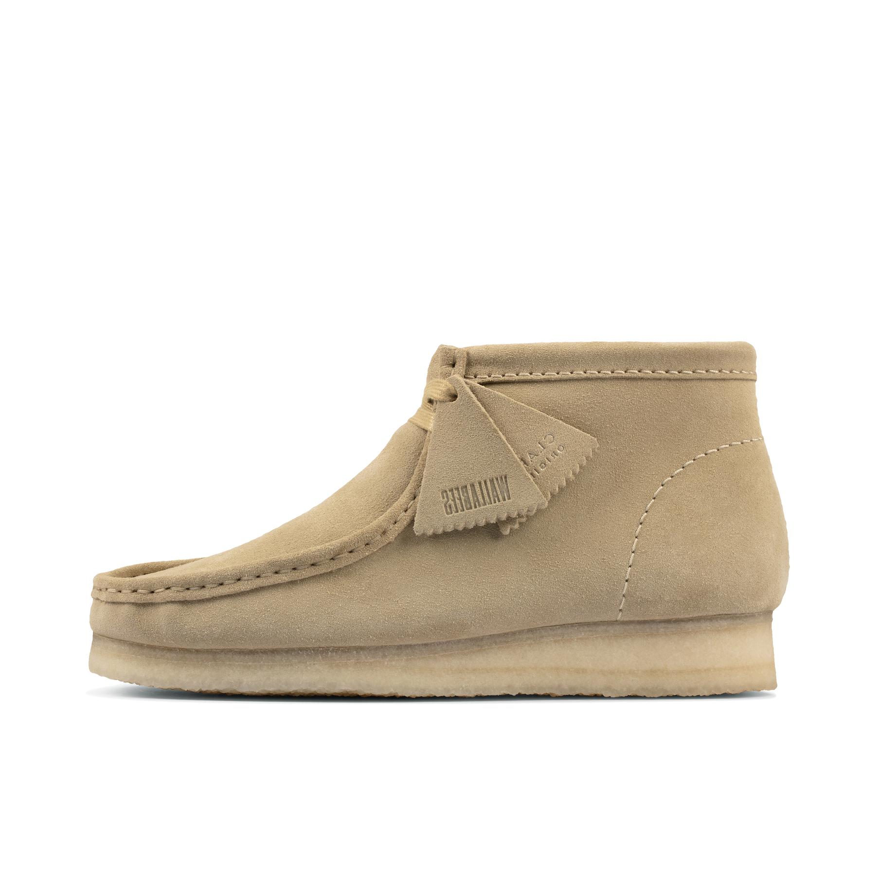 推荐商品：其乐 Wallabee 运动休闲鞋 舒适轻便耐磨圆头绒面革潮流复古厚底防水简约百搭时尚防滑 沙色