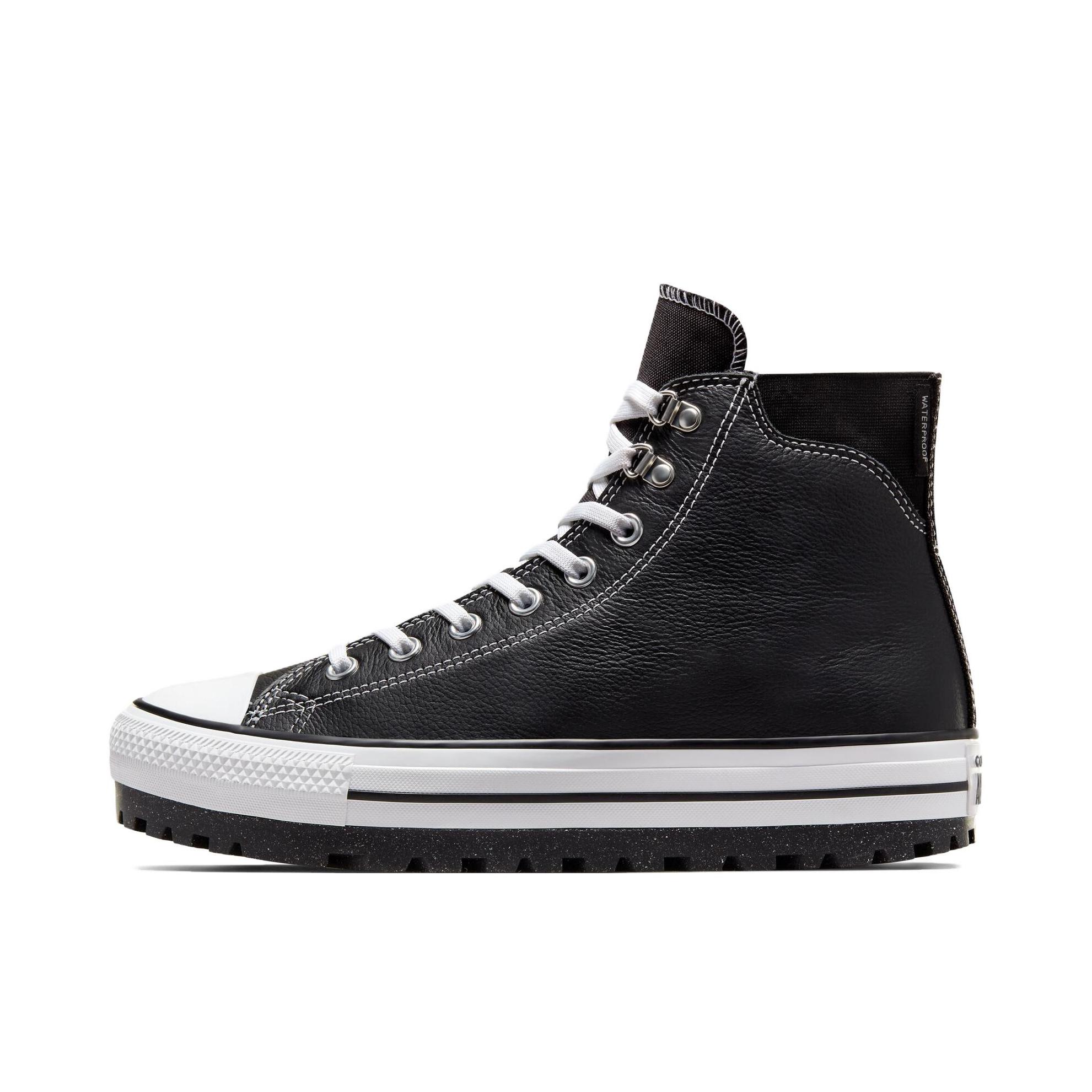 推荐商品：Converse/匡威 Chuck Taylor All Star 帆布鞋 常青款轻便防滑耐磨百搭复古圆头减震贴合高帮 乌黑/雪白