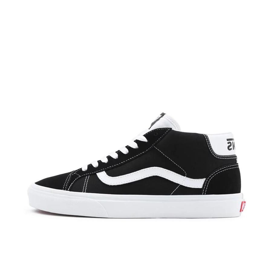 推荐商品：Vans/范斯 Mid Skool 37 板鞋 轻便舒适 黑色/白色