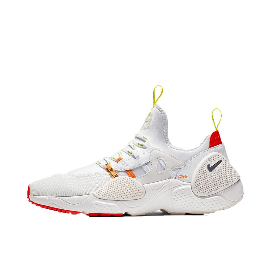 推荐商品：Nike Huarache E.D.G.E. TXT 运动休闲鞋 耐磨防滑舒适轻便网布透气时尚 White/Red Heron Preston 联名/白红