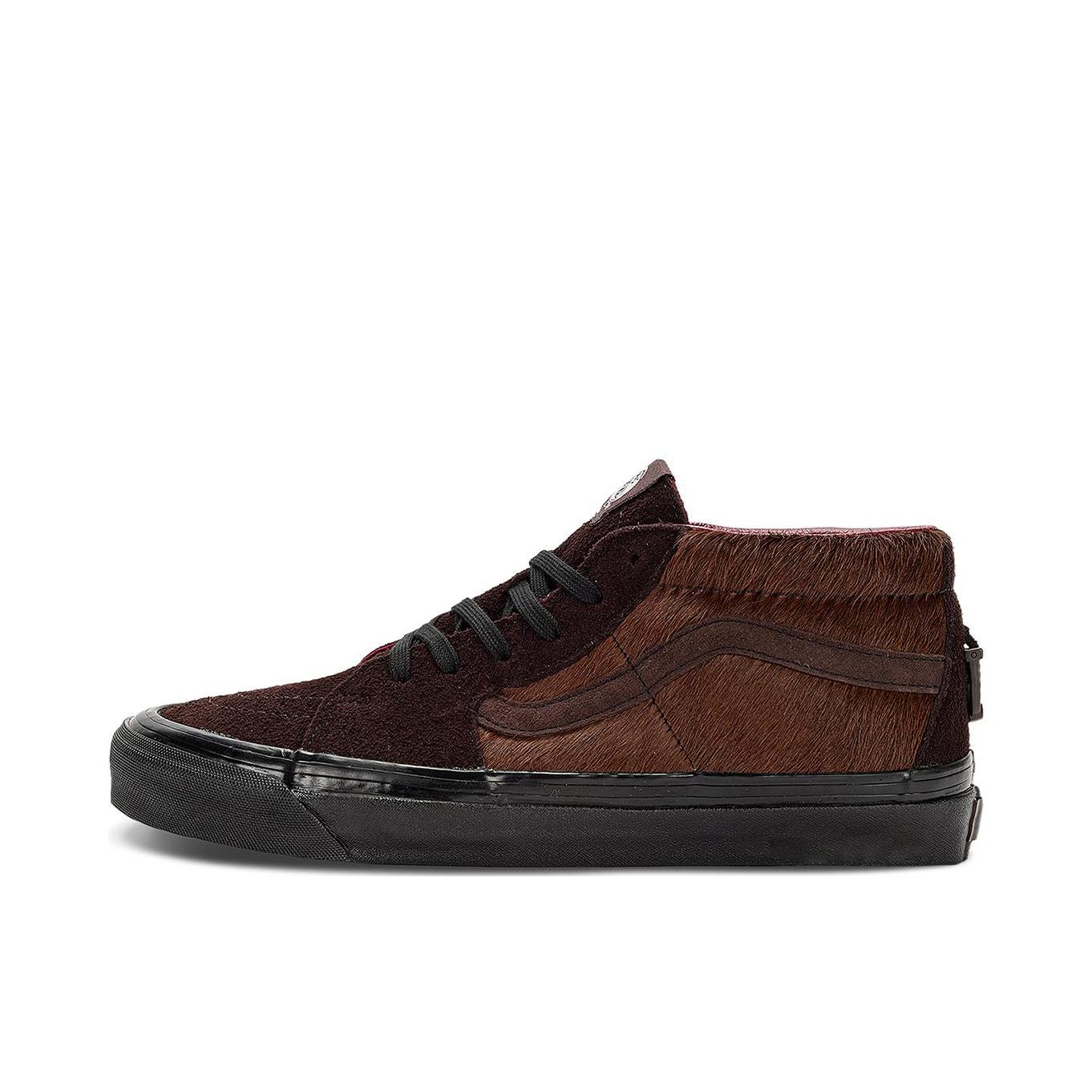 推荐商品：Vans/范斯 SK8-Mid 板鞋 潮流拼接复古百搭防滑耐磨 Randomevent联名/摩卡色