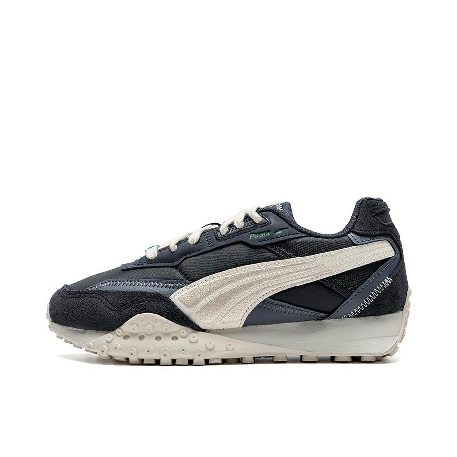 推荐商品：Puma/彪马 Blktop Rider 运动休闲鞋 防滑耐磨舒适百搭复古轻便透气 深蓝色/米白色