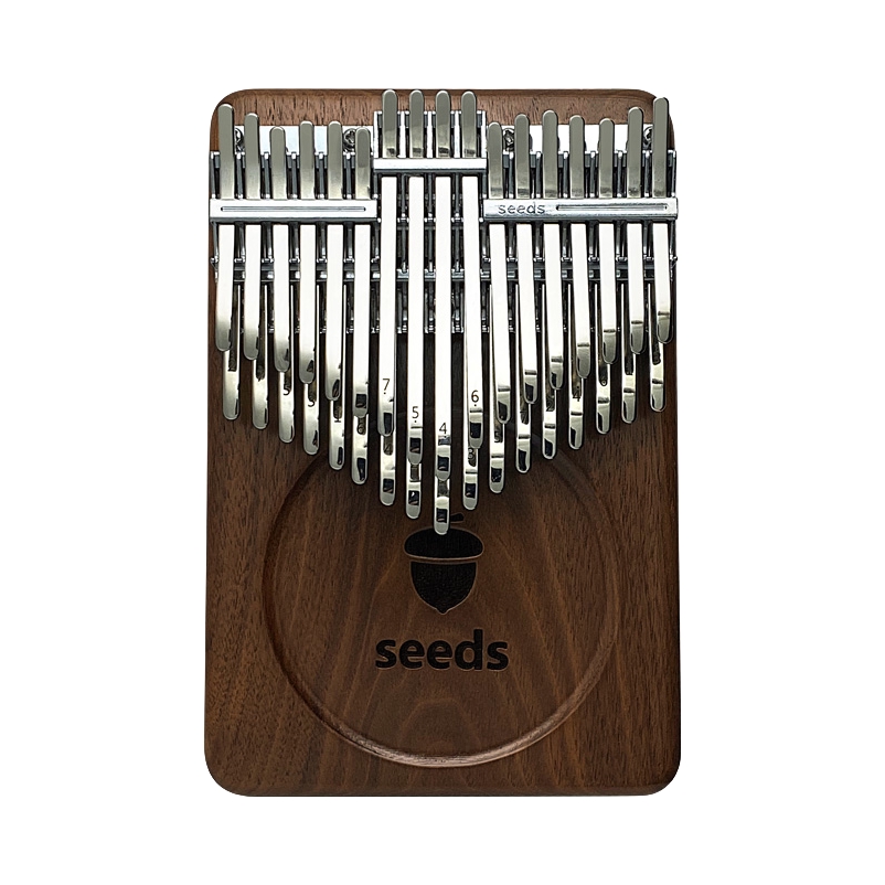 推荐商品：果实/seeds 24音拇指琴卡林巴琴半音正品手指琴专业级乐器