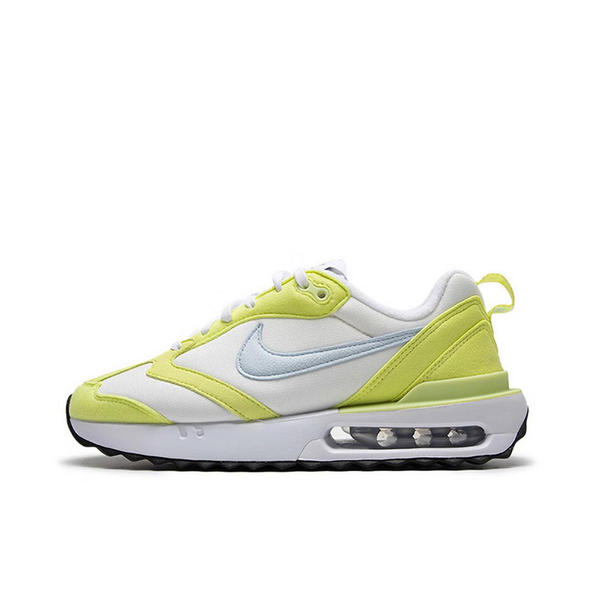 推荐商品：Nike Air Max Dawn 跑鞋 缓震大气圆头美式气垫轻便 柠檬黄/白色