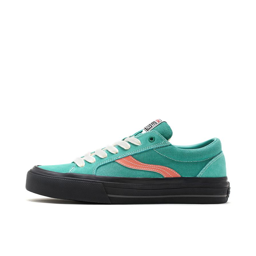 推荐商品：Vision Street Wear Odd Astley Pro 舒适百搭 低帮 翻毛皮 休闲 板鞋 odd CIRKUS联名/湖水绿撞橘色