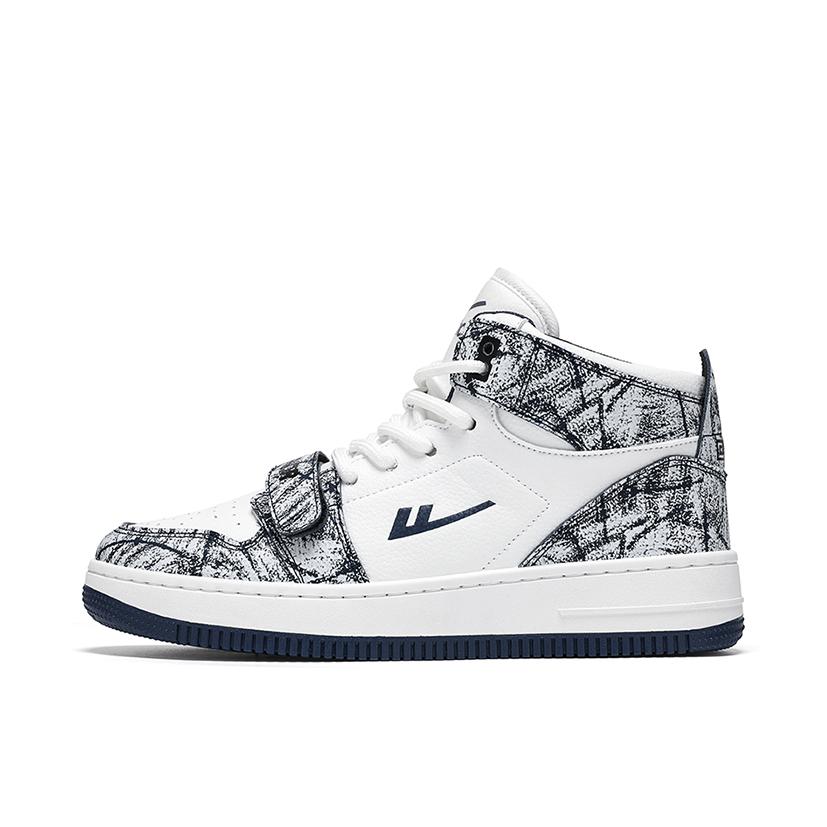 推荐商品：Warrior/回力 舒适轻便 防滑耐磨 时尚百搭 运动休闲鞋 1027-14 白色/黑色