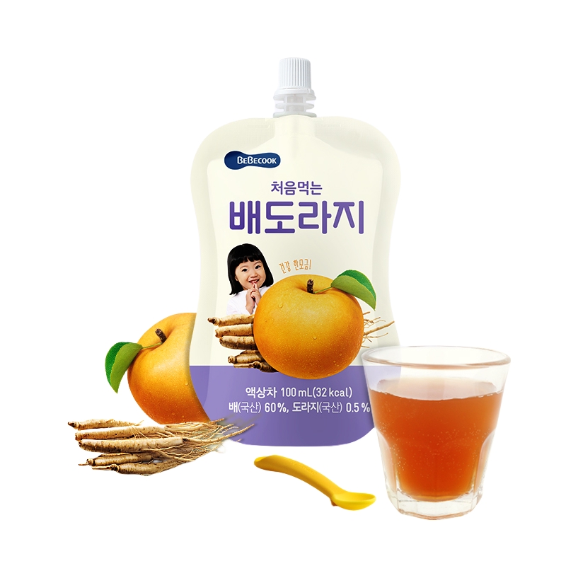 推荐商品：bebecook 儿童桔梗梨汁无添加糖