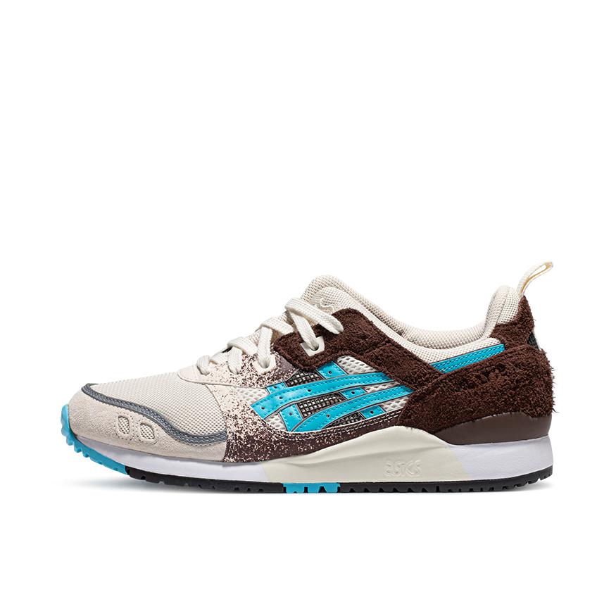 推荐商品：Asics/亚瑟士 Gel-Lyte 3 OG 减震回弹 耐磨防滑 舒适透气 合成革 缓震 复古 低帮 跑鞋 米色/棕色/蓝色