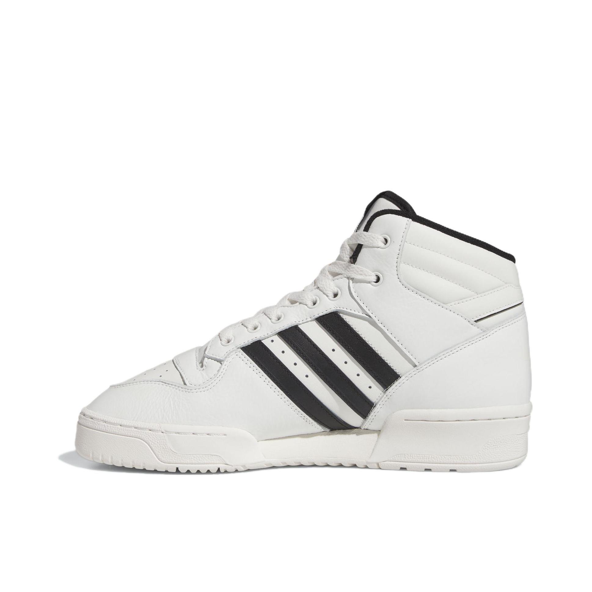 推荐商品：adidas Originals Rivalry 舒适简约 复古 轻便 透气 运动休闲鞋 纯白/黑色