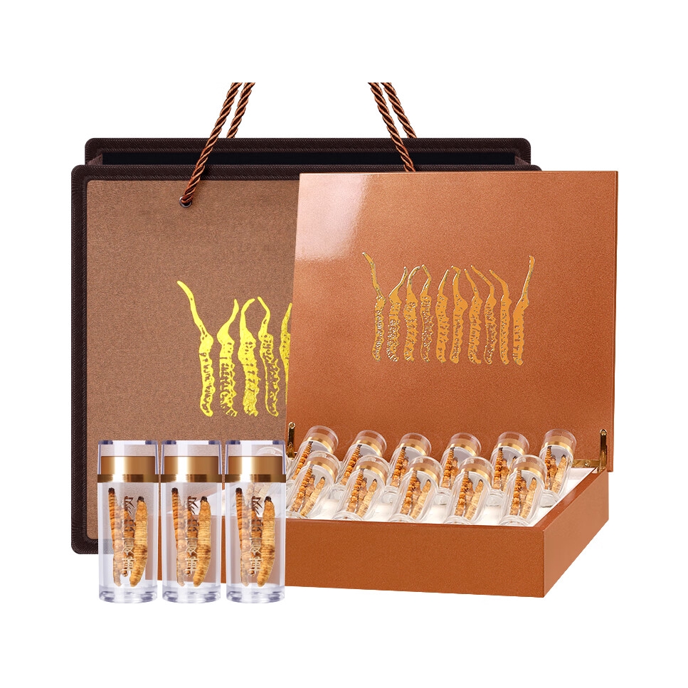 推荐商品：福东海 冬虫夏草 全虫权利棕礼盒 无空心高海拔饱满黄润干度好