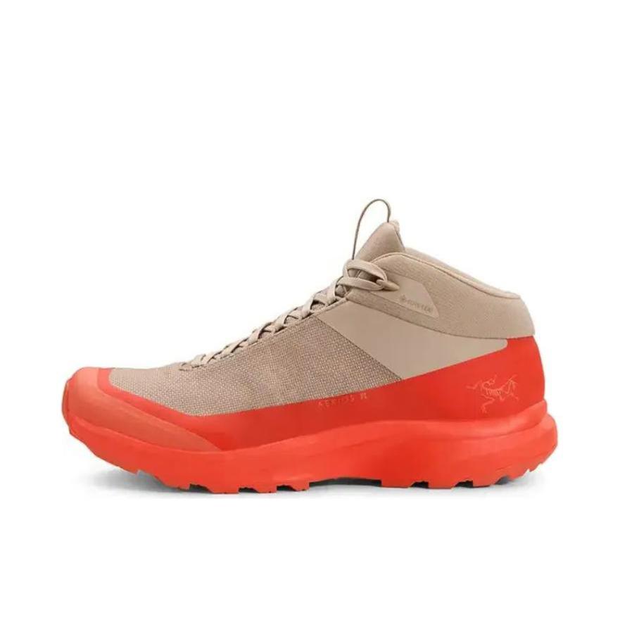 推荐商品：Arc'teryx/始祖鸟 Aerios Fl 2 简约 舒适 越野徒步 登山鞋 户外鞋 棕色/红色
