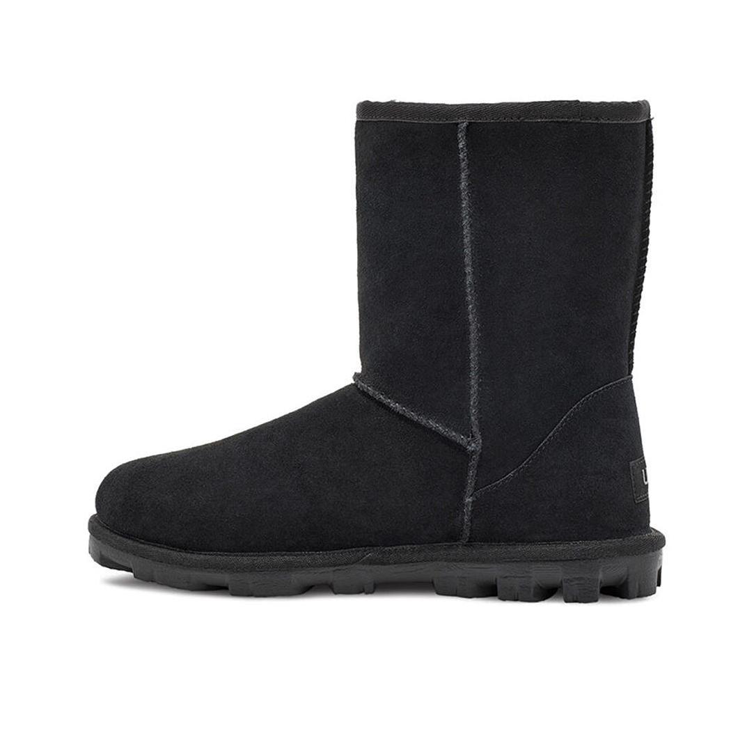 推荐商品：UGG  Classic Mini II  防滑耐磨 舒适保暖 圆头 套筒平底 加绒 休闲百搭 潮流简约 绒面  雪地靴 短靴 纯黑色