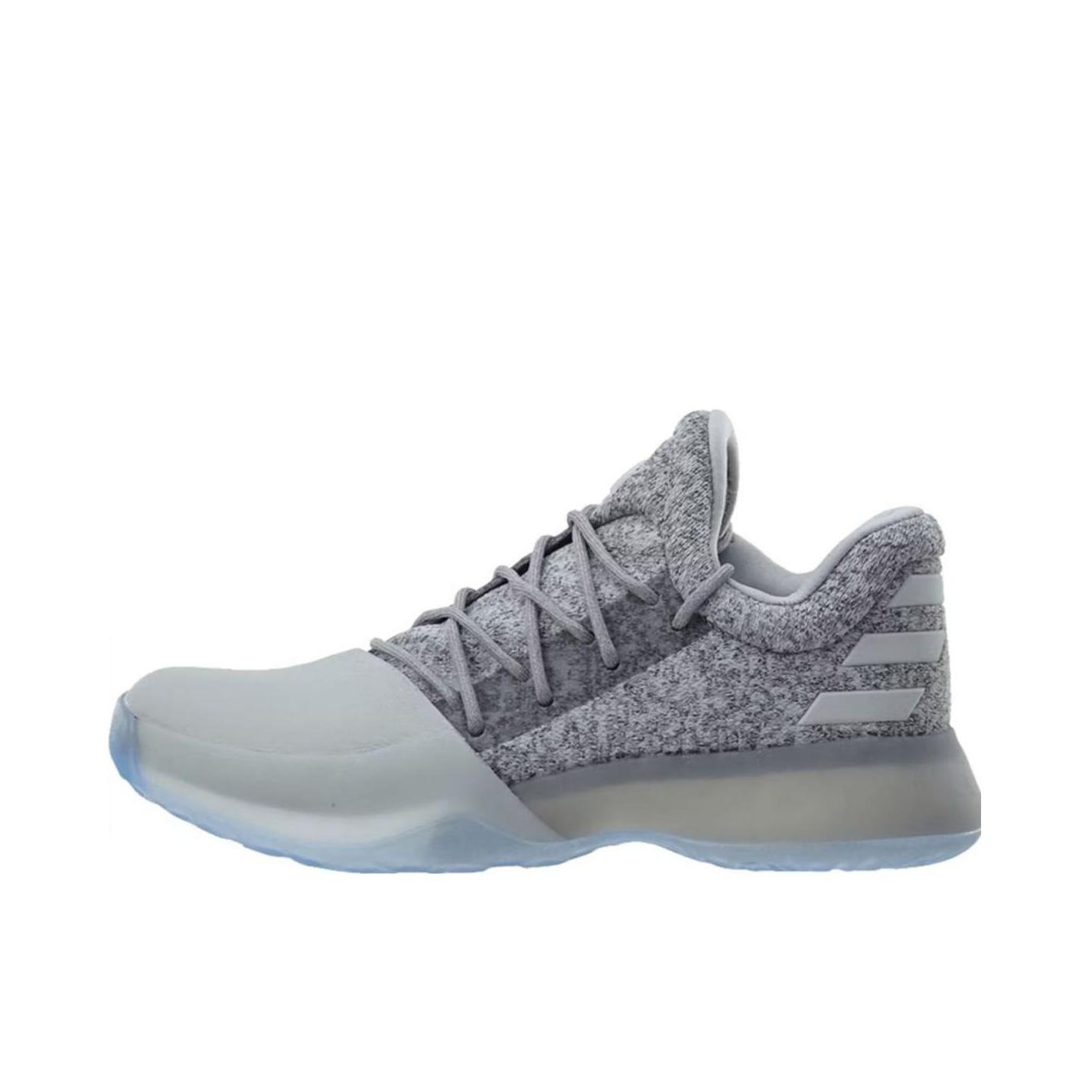 推荐商品：adidas Harden Vol.1 哈登1代 篮球鞋 实战耐磨防滑轻便减震舒适 灰色