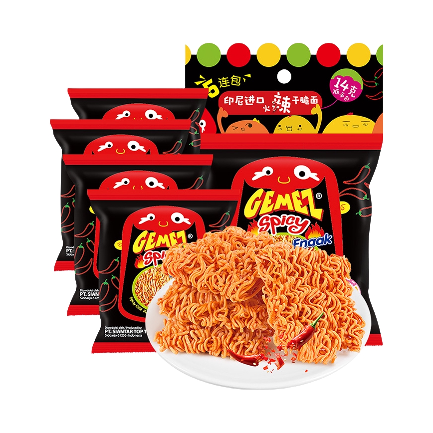 推荐商品：GEMEZ 小鸡干脆面 14g /包 散装 解馋充饥追剧 火辣味