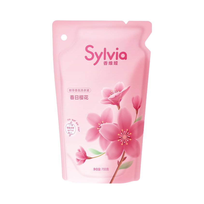 推荐商品：Sylvia/香维娅 春日樱花鲜萃香氛洗衣液 持久留香