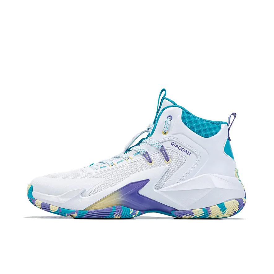 推荐商品：乔丹体育 防滑耐磨 篮球鞋 XM45220143F 乔丹白/智能蓝