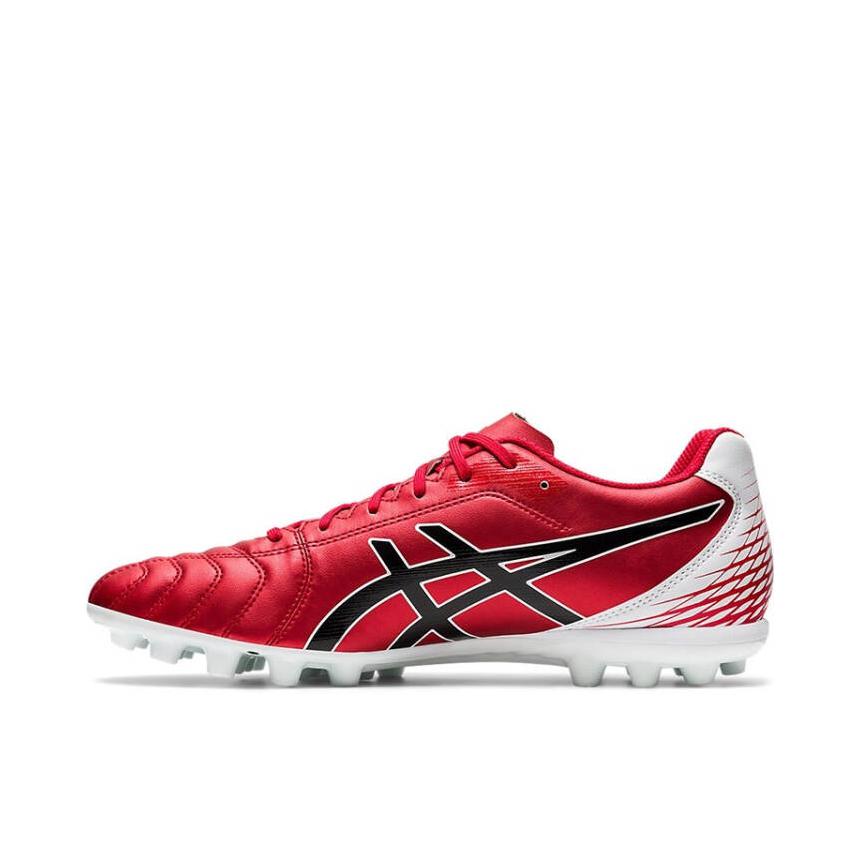 推荐商品：Asics/亚瑟士 DS Light AG 人造草地 合成革 包裹性 防滑耐磨 缓震 舒适圆头 短钉胶质 足球鞋 红色/白色