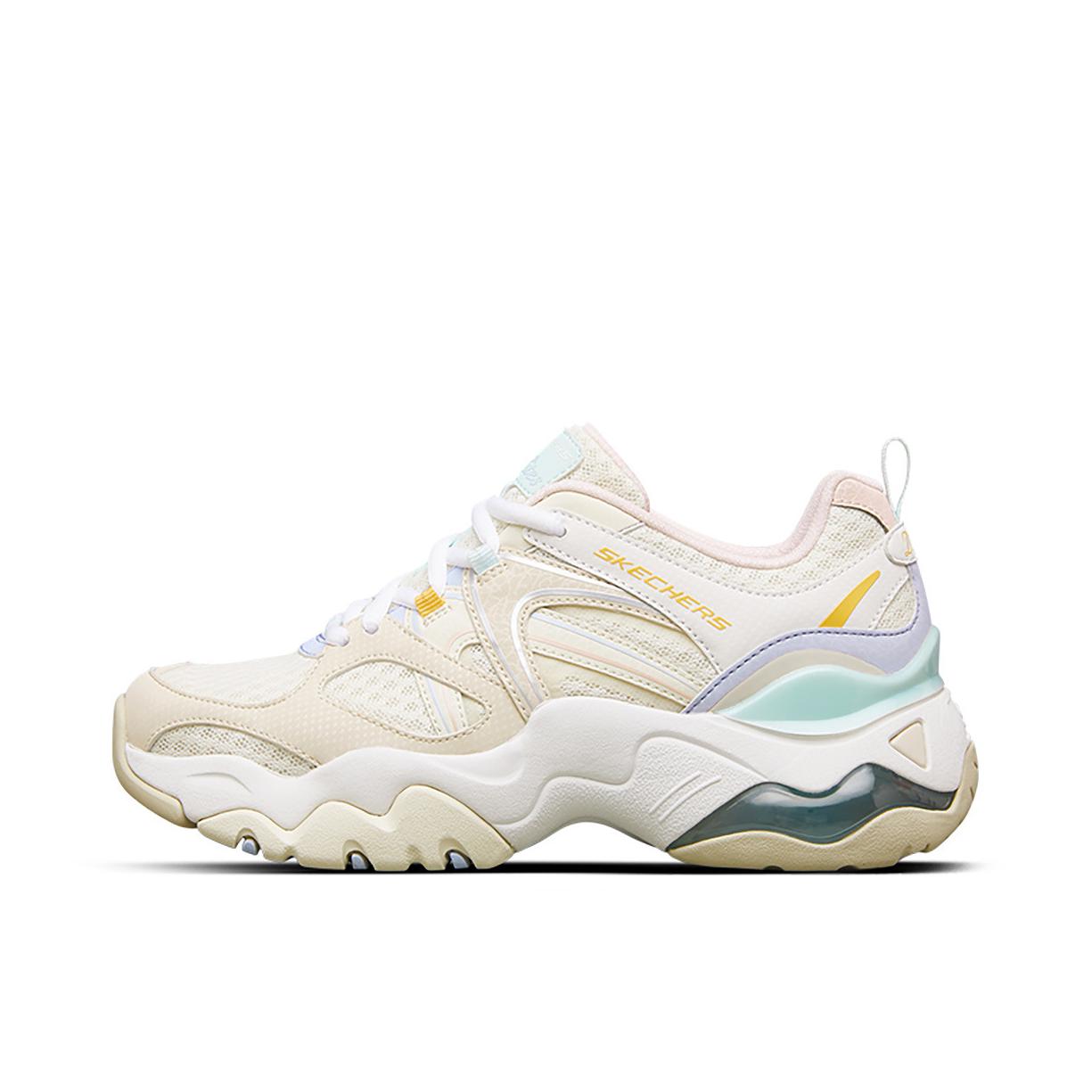 推荐商品：Skechers/斯凯奇 D'Lites 3.0 Air 网面透气 防滑耐磨 厚底增高 舒适 网布 老爹鞋 896233 米色