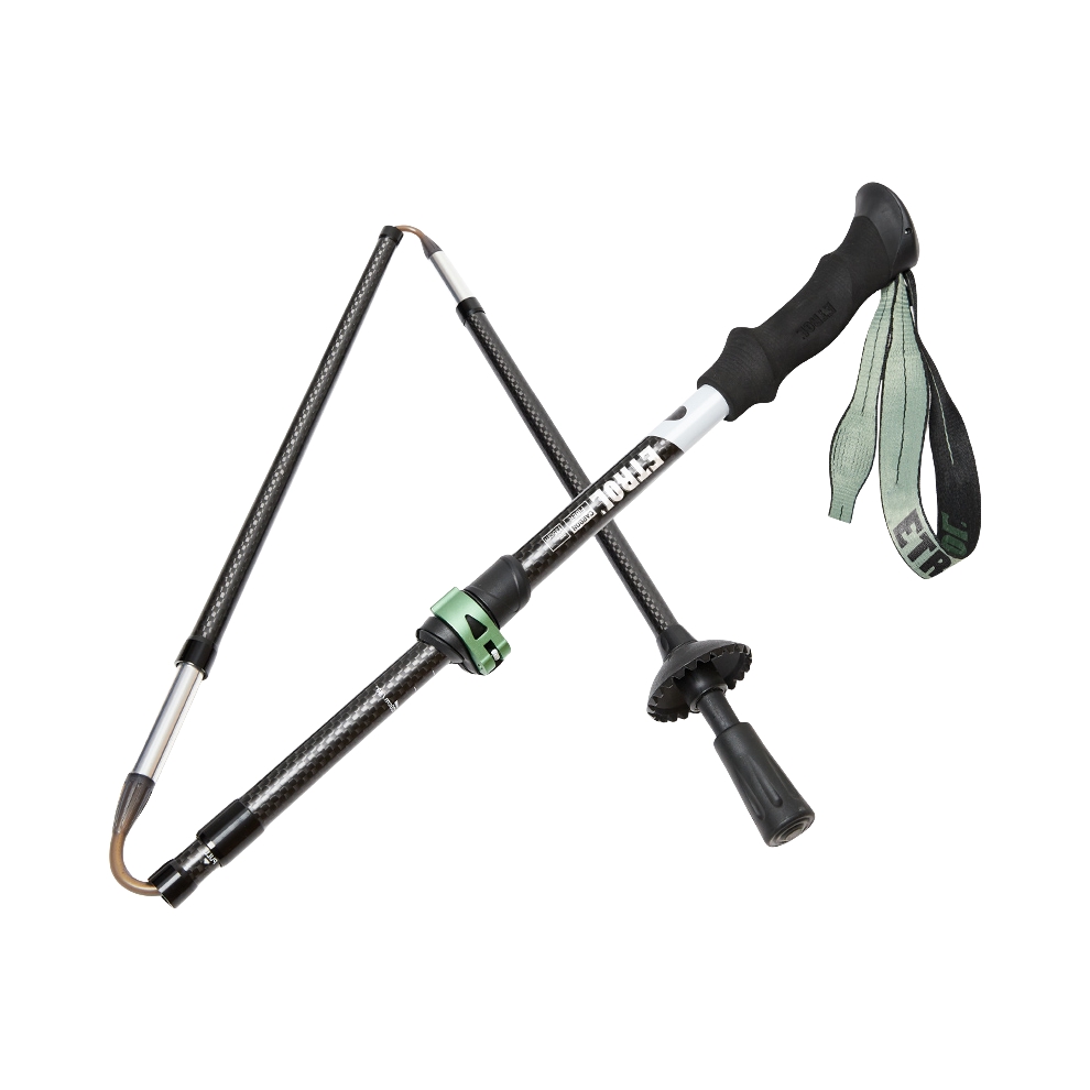 推荐商品：ETROL'/探境人 伸缩 折叠徒步 碳纤维 登山杖/手杖