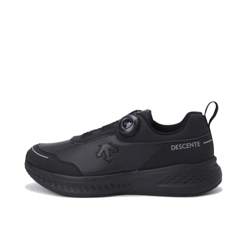 推荐商品：DESCENTE/迪桑特 Energite Super Boa V2 合成革 防滑 耐磨 低帮 跑鞋 黑色