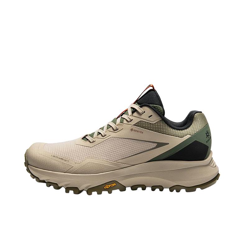 推荐商品：Kailas/凯乐石  括苍 GTX  防水耐磨 防滑减震 回弹止滑 网布透气 跑山型 抓地 百搭 运动  徒步鞋 登山鞋 男款/香叶色/墨绿色/黑色