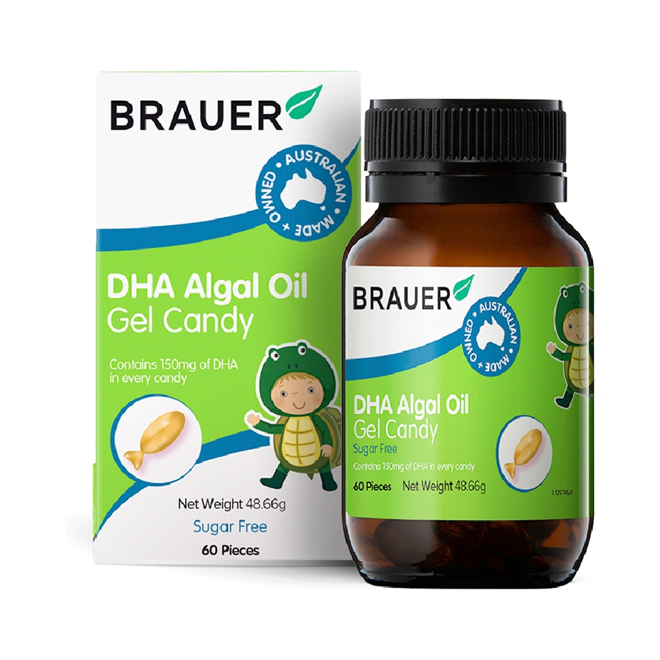 推荐商品：蓓澳儿/BRAUER 婴幼儿深海藻油DHA软胶囊记忆力一岁以上提高儿童记忆力