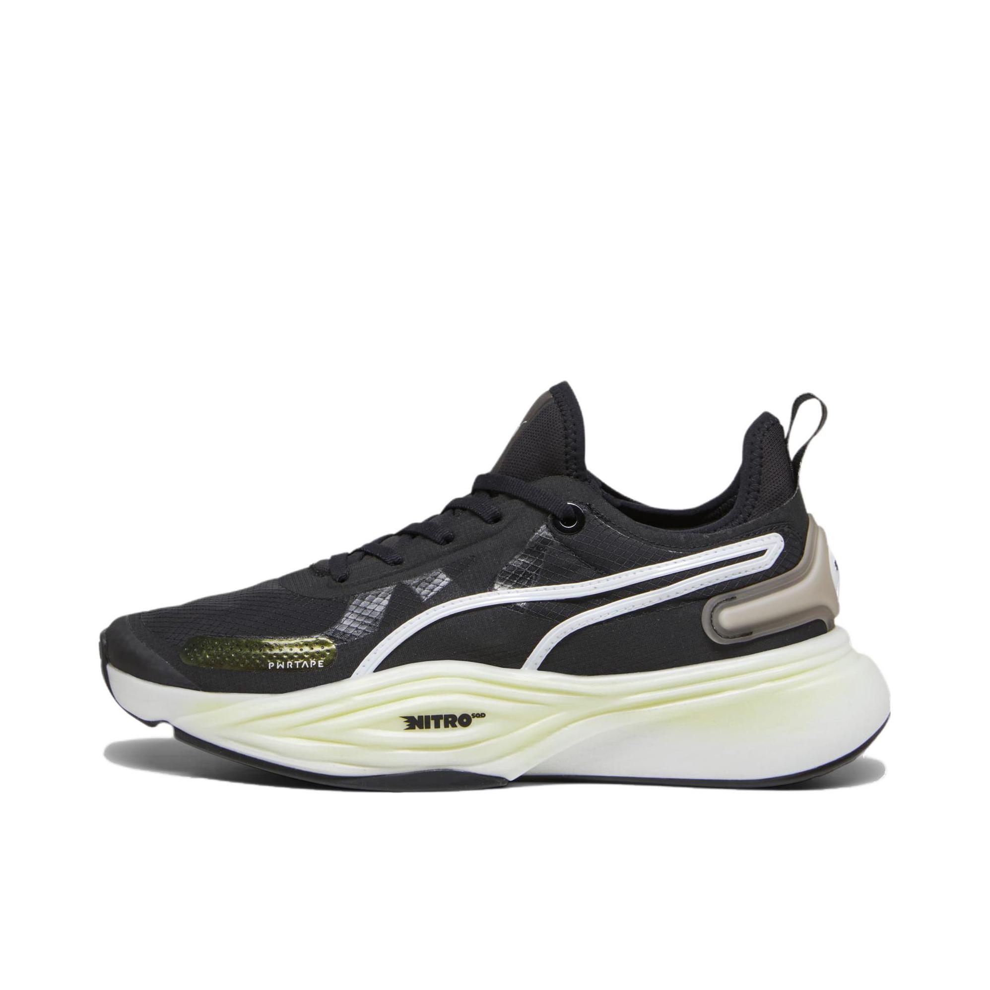 推荐商品：Puma/彪马 PWR XX Nitro 防滑耐磨 缓震透气 舒适轻便 百搭 跑鞋 黑色/白色