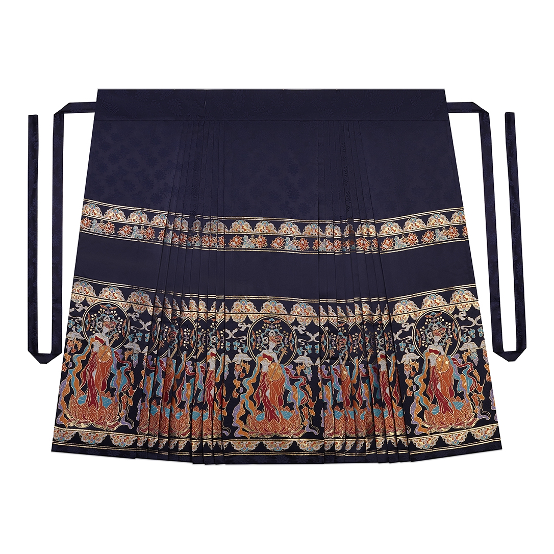 推荐商品：织造司 原创明制点翠舞法天织金马面裙汉服 女装 舞法天女