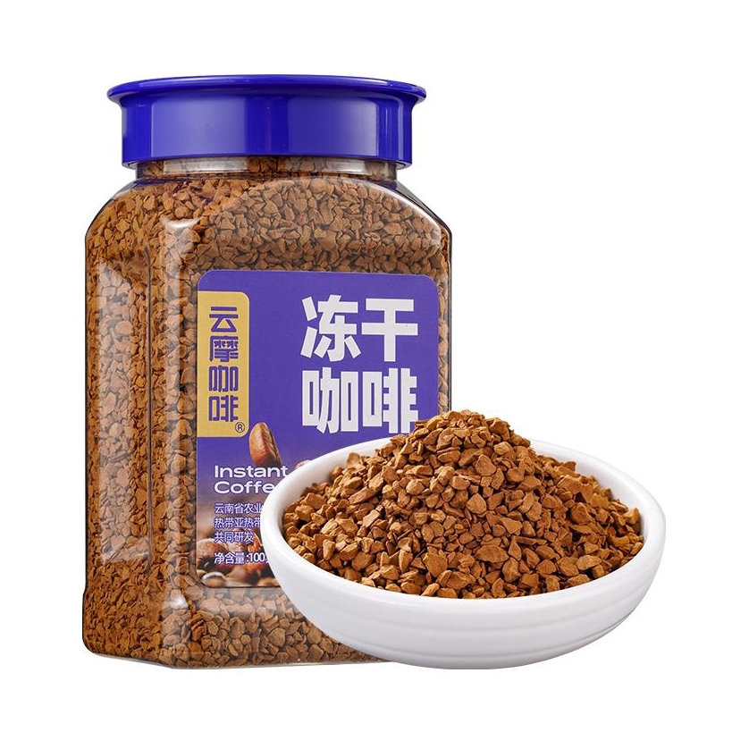 推荐商品：云摩咖啡 冻干速溶咖啡粉 罐装 农科院研发