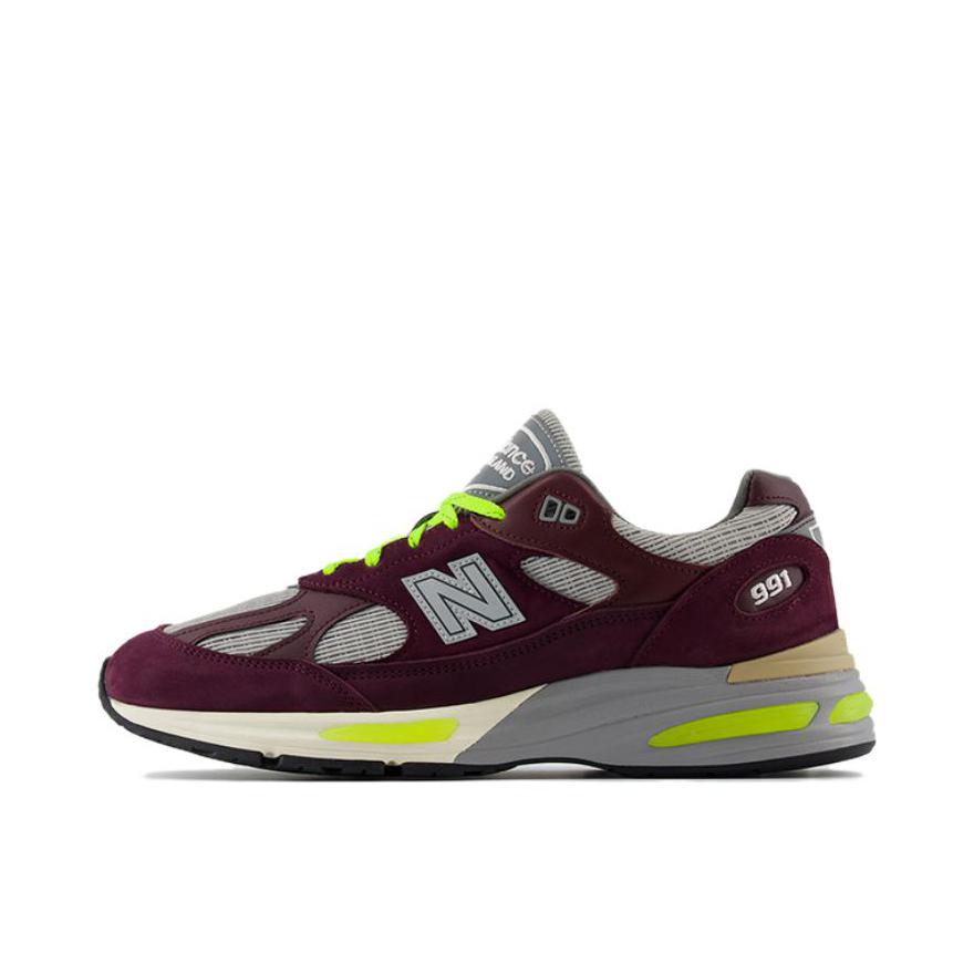 推荐商品：New Balance 991 跑鞋 舒适减震防滑耐磨织物网布透气经典复古休闲运动百搭通勤贴合 Patta联名/甜菜紫