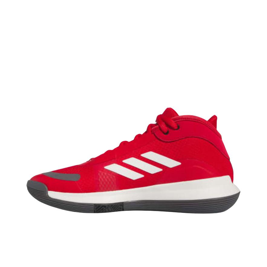推荐商品：adidas Bounce Legends 篮球鞋 防滑耐磨实战训练圆头 红色/灰色