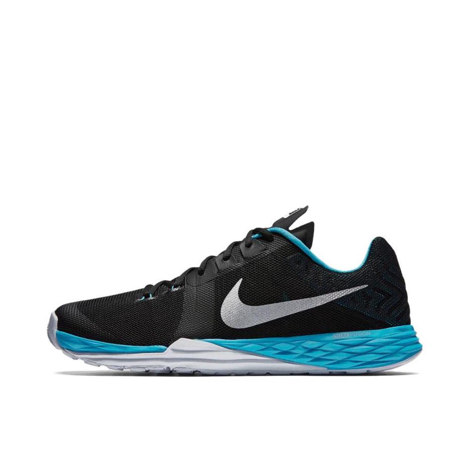 推荐商品：Nike Train Prime Iron 减震 耐磨 训练鞋  Wolf Grey Black White 黑蓝
