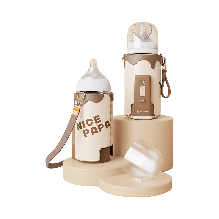 推荐商品：奶爸爸/Nice Papa 无线便携式温奶器调奶器外出便携暖奶套智能奶瓶热奶