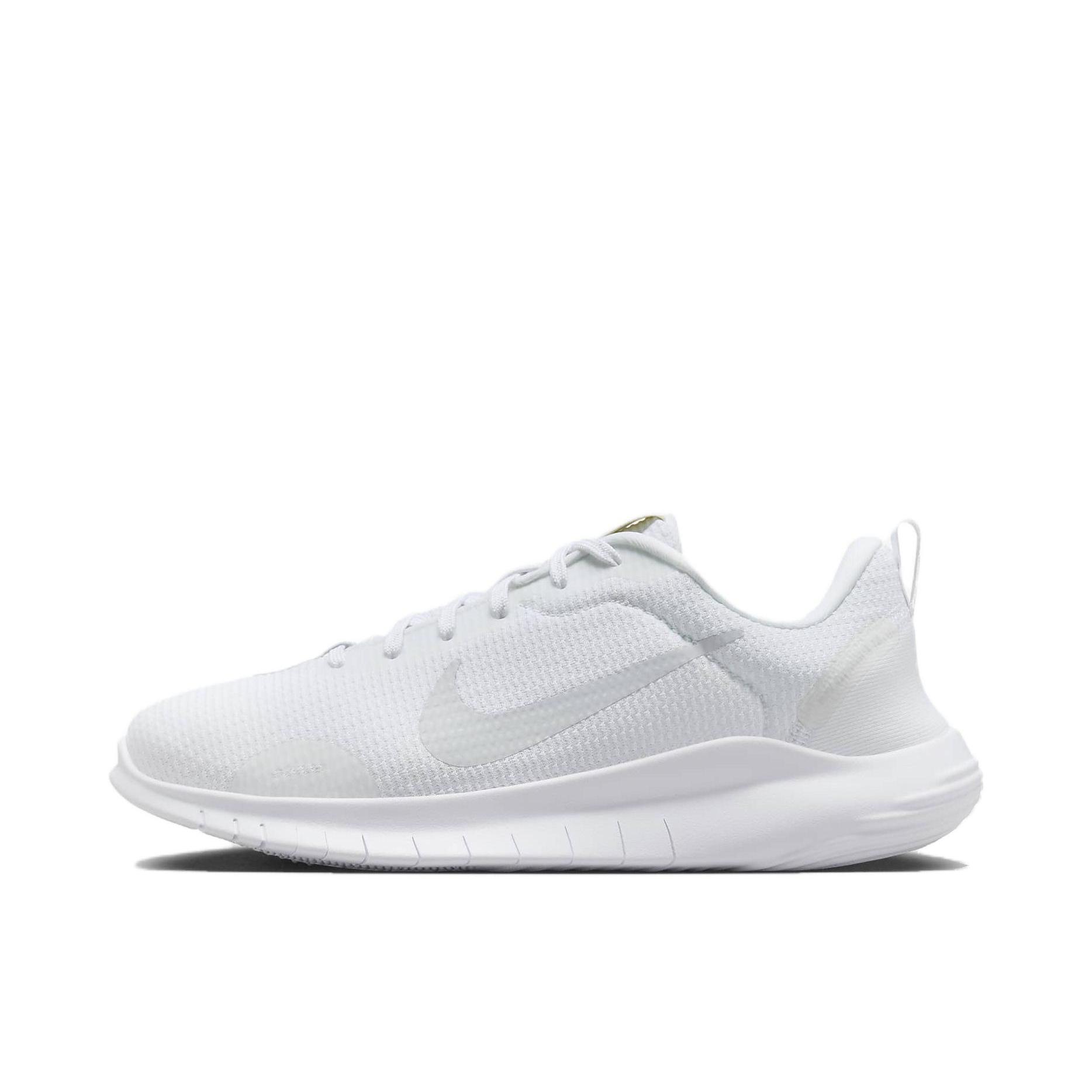 推荐商品：Nike Flex Experience RN 12 跑鞋 网面透气防滑耐磨缓震回弹舒适百搭织物支撑体能 女款/白色