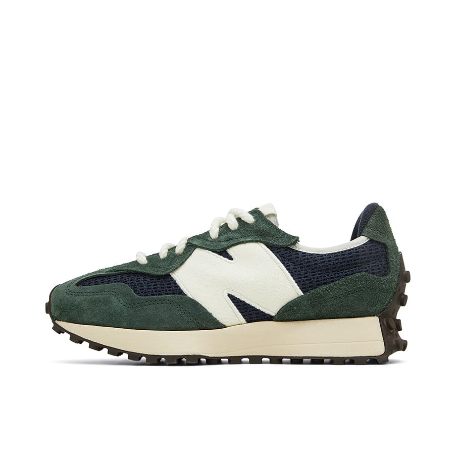 推荐商品：【IU同款】 New Balance 327 跑鞋 舒适复古防滑耐磨休闲透气减震拼接运动防水织物慢跑圆头 深绿色