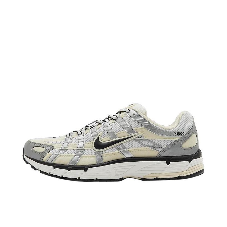 推荐商品：Nike P-6000 CNPT 运动休闲鞋 机能风跑鞋风舒适缓震防滑耐磨时尚潮流复古贴合网面支撑圆头 女款/银色