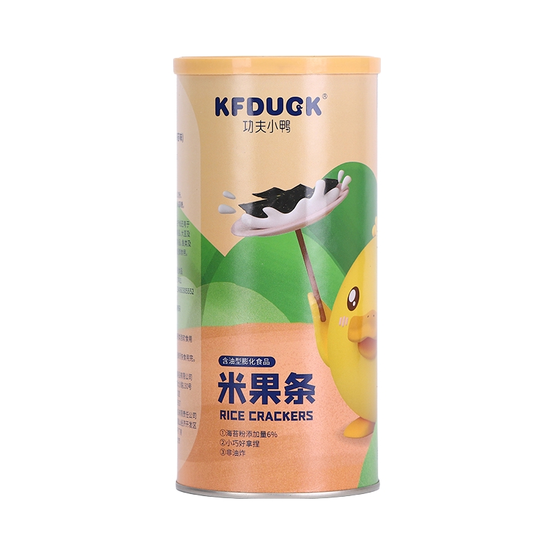 推荐商品：功夫小鸭/KFDUCK 泡芙条米果条海苔味酥脆易溶米饼干