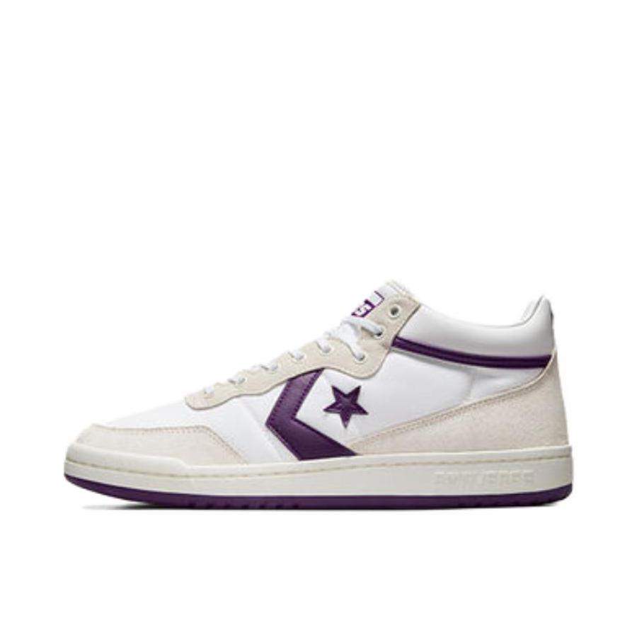 推荐商品：Converse/匡威 Fastbreak Pro 防滑耐磨 舒适轻便 圆头 复古 休闲鞋 白色/紫色