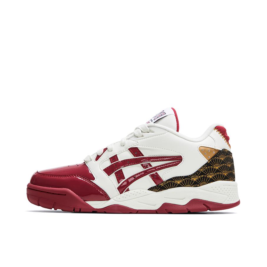 推荐商品：Asics/亚瑟士 Gel-Fuse 减震防滑 舒适耐磨 运动休闲鞋 新年限定/红色/白色/黑色